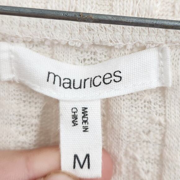 Maurices Pink Ombre Button Down Sweater - Women's Medium - Picture 3 of 4